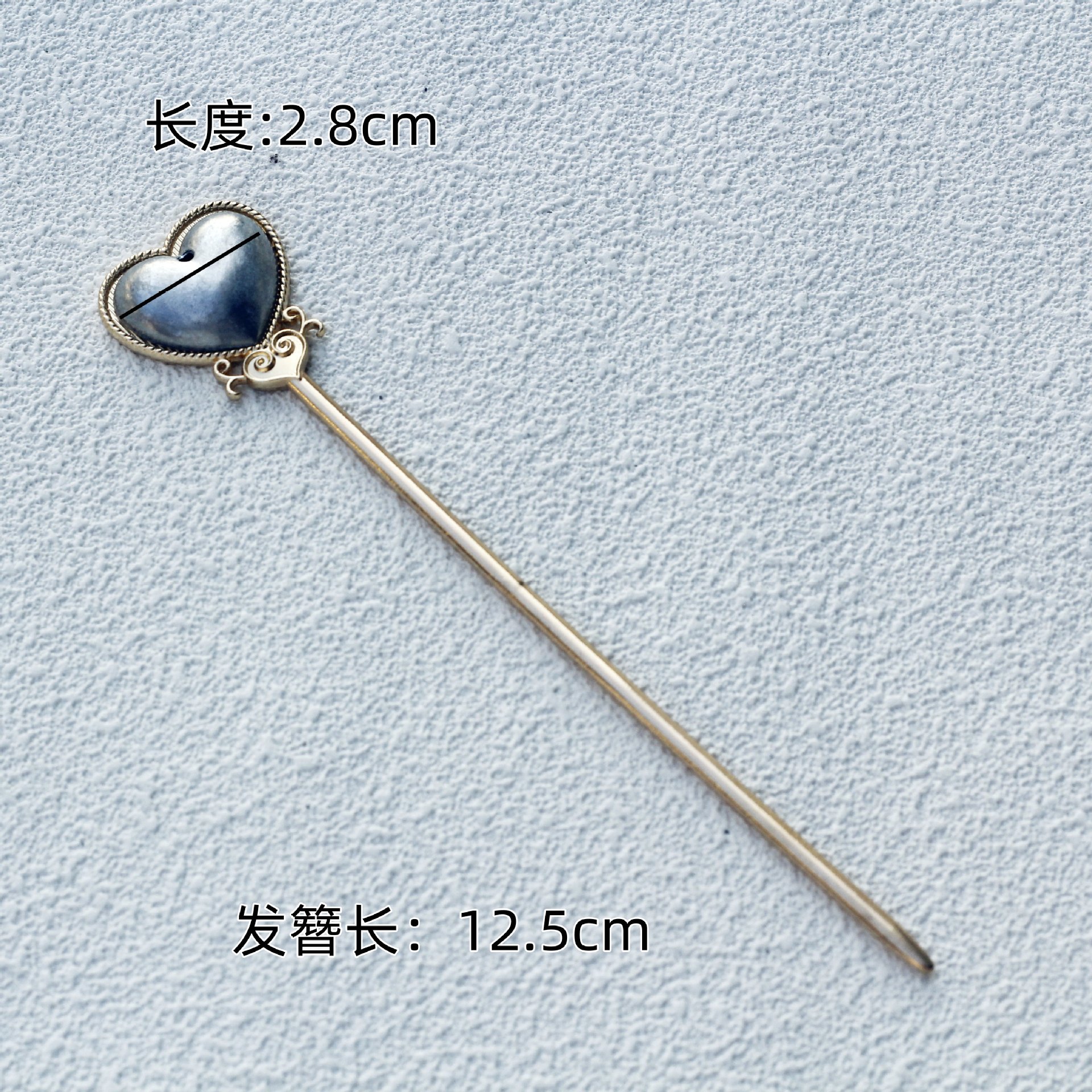 Song Jin clip de cabello soporte inferior accesorios DIY material de borde nuevo estilo chino joyería para el cabello clip de cabello