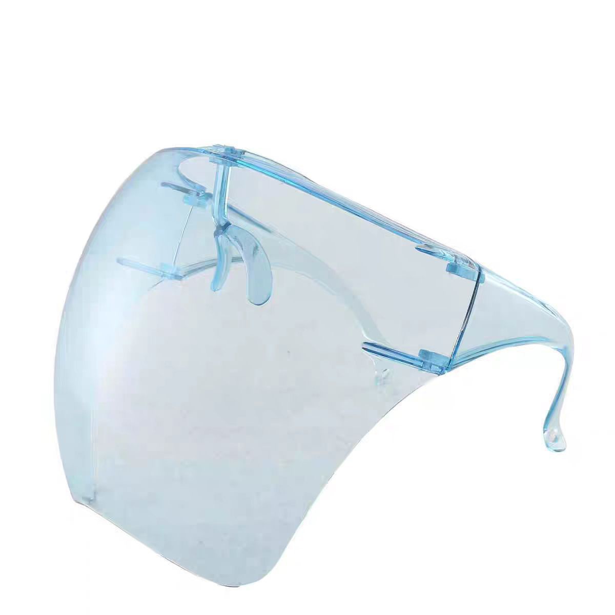 Nuevas máscaras espaciales protectoras faciales anti-splash anti-nebble gafas de aislamiento de alta definición anti-humo de petróleo protectoras de seguridad anti-epidemia