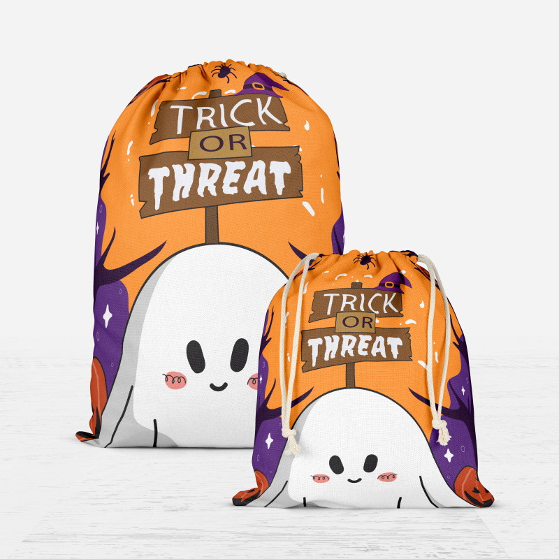 Transfronteriza nueva bolsa de dulces de Halloween Impresión de dibujos animados partido accesorios de juguete suministros decoración decoraciones