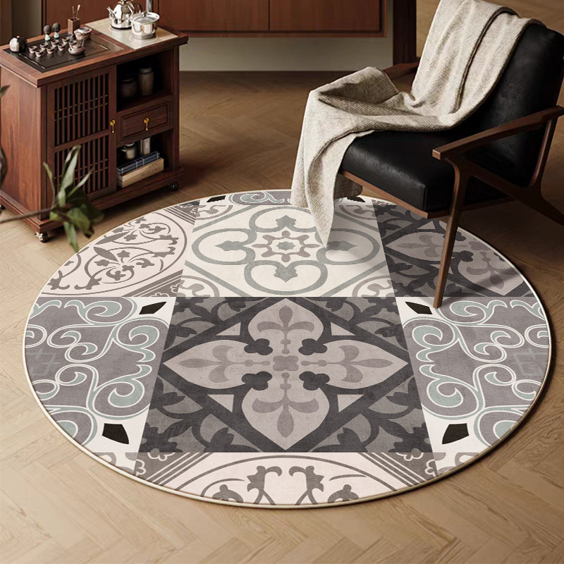 Alfombra de cachemira retro transfronteriza sala de estar sofá mantas de mesa de té mantas domésticas resistentes a la suciedad y al desgaste mantas de cama de dormitorio