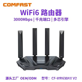 ȫ��COMFAST CF-WR630AX V2 WiFi6ǧ�׸���·�����o�������p�lAX3