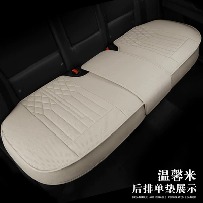 single seat cushion, thickened – Multi-function pad - off-white-rear-seats