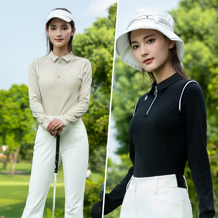 GOLF женская серия 2025 осень-зима новые женские лонгслив-поло топы, женские брюки, флисовый набор одежды