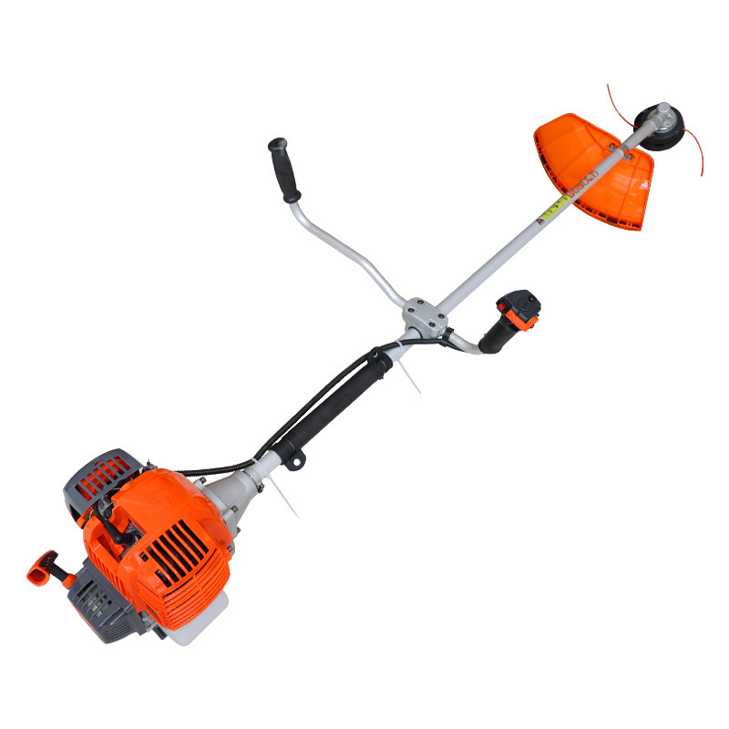 Cortacésped de cuatro tiempos, cortadora de césped de gasolina agrícola multifuncional de mochila, cortadora de bordes de suspensión lateral, cortadora de terrenos baldíos