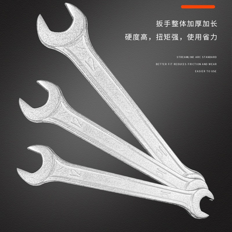 Llave de doble abertura personalizada Llave de doble propósito Llave de doble cabezal Llave hexagonal exterior Llave de cabeza abierta Llave de tuerca