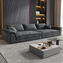 现代风家用意式极简沙发客厅落地简约网红多层沙发源头工厂直销