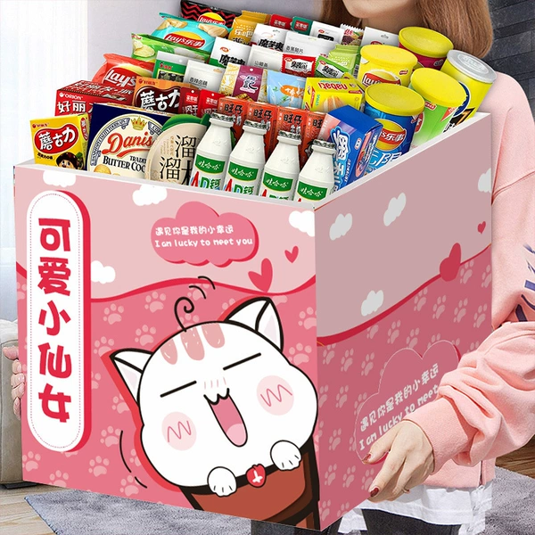 Большой набор: 4 бутылки AD кальций, 4 бутылки Wangzai, Crown Cookie