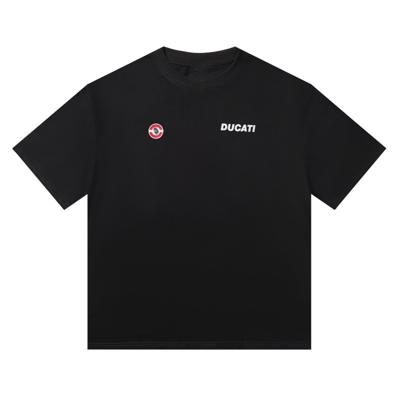 Ducati冲锋衣Soccer Jersey杜卡迪联名印花足球服宽松运动短袖T恤|undefined