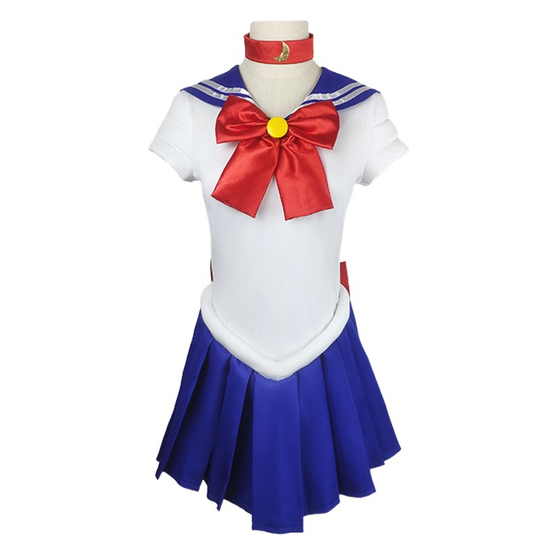 Luna de hielo de agua cos Sailor Moon cos Luna Hare 4 Generación marinero traje de Halloween niños jugar traje