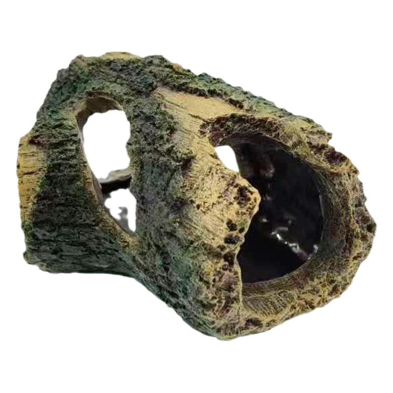 Evitar agujeros de árboles de resina, larvas, reptiles, insectos, simulación de peceras de acuario de madera muerta, decoración de paisajismo, tocones de peces y camarones, venta caliente