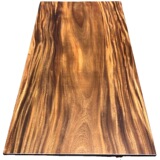 Южноамериканская Wumao Solid Wood Board Desk Tea Desk Tea Tea Conference Большое дерево черная доска Mahoga Meurniture настройка