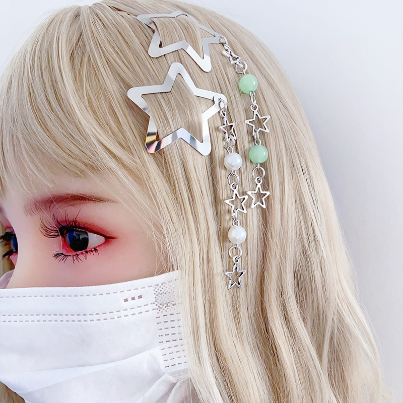 Women's Star IG Style Y2K Alloy Charm Hair Clips display picture 3