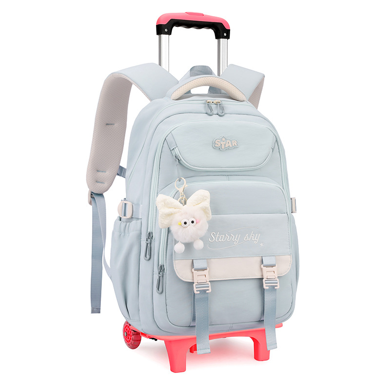 Mochila de pescado natural 3 - 6 grados de moda de alta capacidad mochila de estudiantes de secundaria escalera ligera caja de tracción