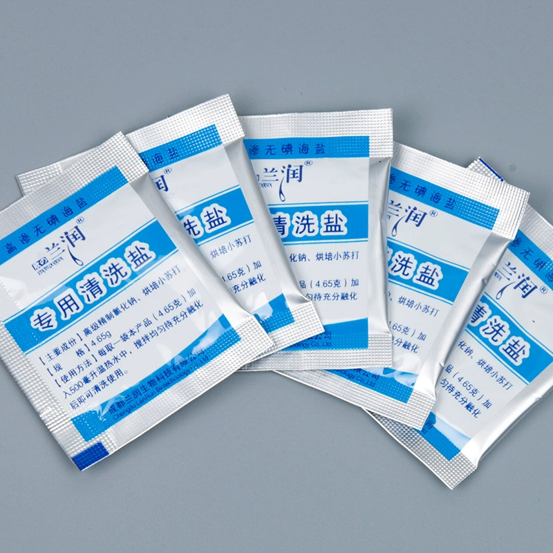 Раствор для носовых промывок с солью Nasal washing salt, гигиеническая полость носа, физиологический биодет, морская вода, солевой раствор