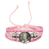 Queen British died, gem leather rope bracelet hand rope Queen Queen II cross -border hot selling jewelry