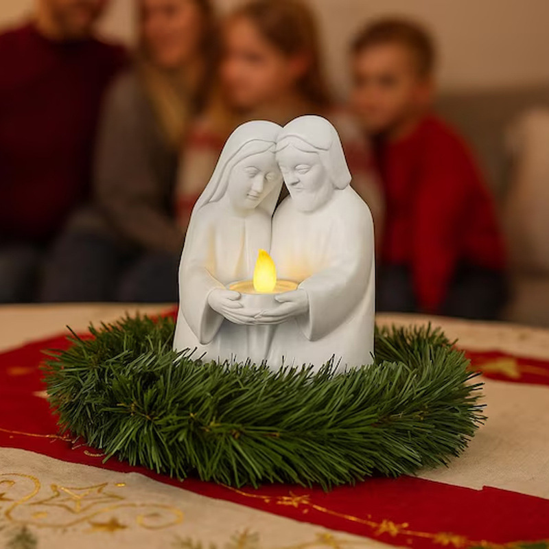 跨境Candle holder tealight crib Advent wreat 降临节茶灯装饰|undefined