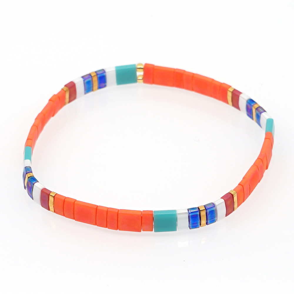 Nihaojewelry Wholesale Jewelry Simple Bohemian Multi-layered Woven Gold Beads Bracelets display picture 23