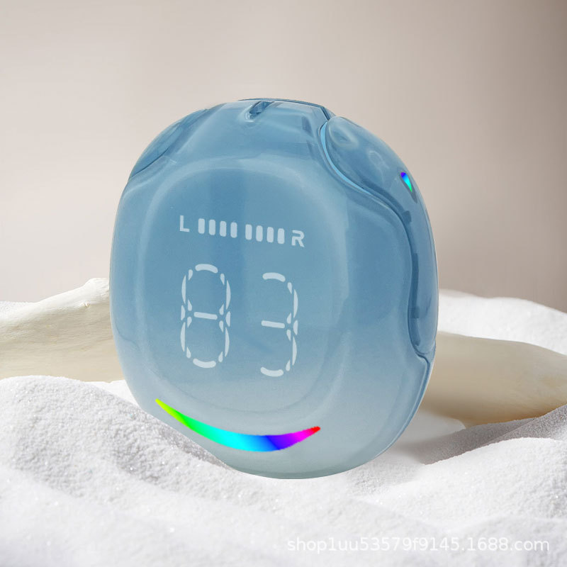 ソースメーカー Bluetooth ヘッドセット人気のクロスボーダーグラデーションカラー新しい Bluetooth 長寿命インイヤーデジタルディスプレイ卸売|undefined