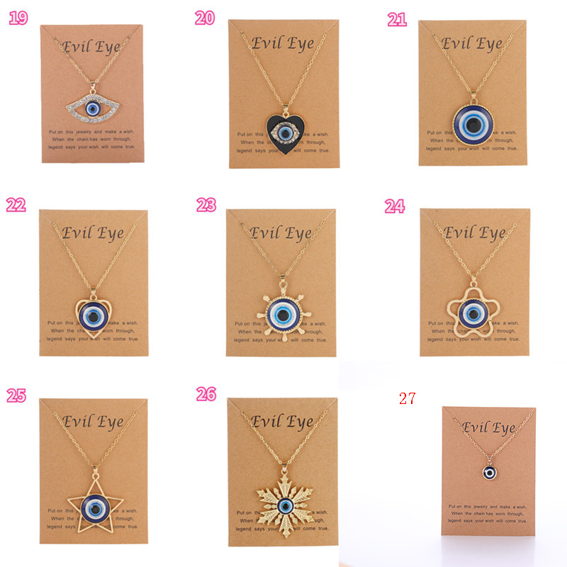 Fashion Devilu0027S Eye Alloy Plating Rhinestones Womenu0027S Necklace 1 Piece