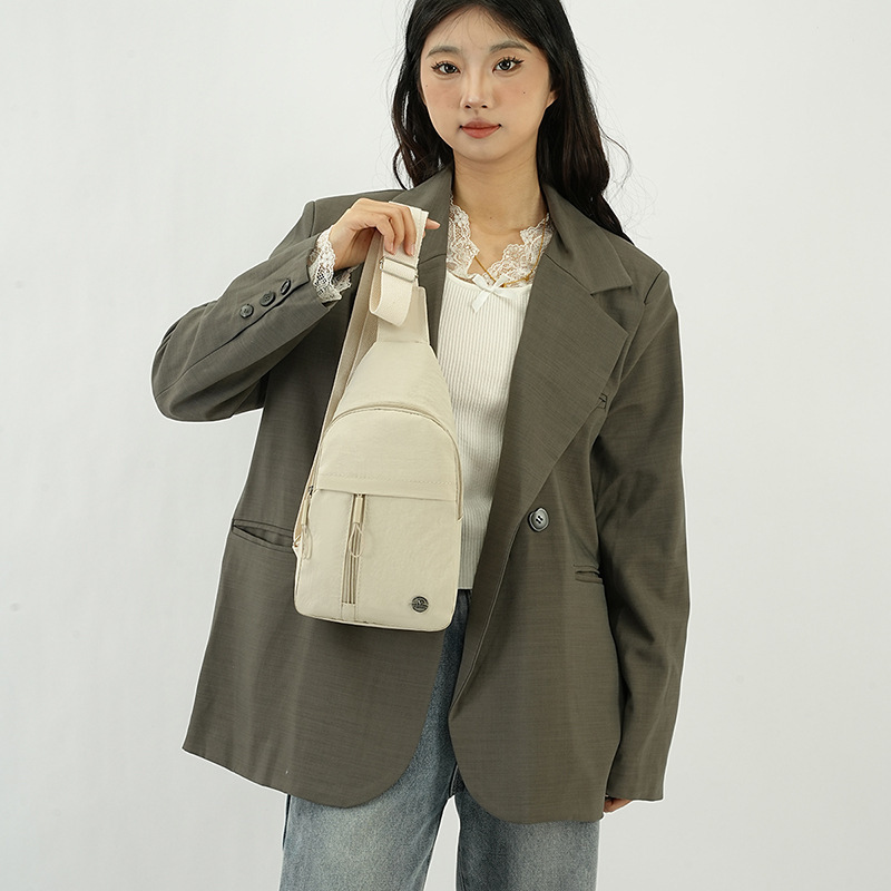 Fashionable Chest Bag Multifunctional Fashionable All-match Casual Outdoor Sports Fashionable Waterproof Dirty Resistant Riding Crossbody Bag