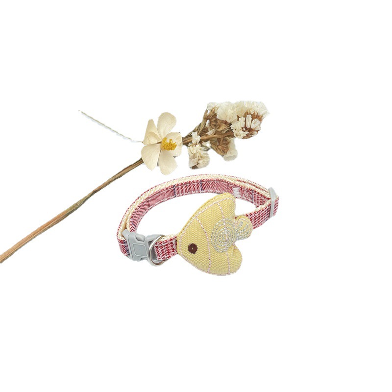 Nuevo collar de perro de dibujos animados collar de pez gato lindo collar de gato collar de collar pequeño fabricante de joyas de mascotas en stock