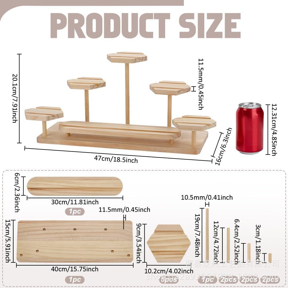木质分级卡展示架透明运动卡交易卡包架卡片展示架多层展示卡架