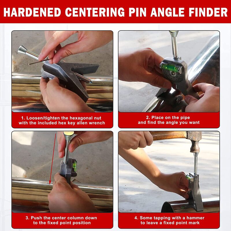 安全パイプセンターマーク定規パイプセンターロケーターPipe Center Finder|undefined
