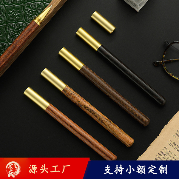brass wooden rollerball pen sandalwood for students