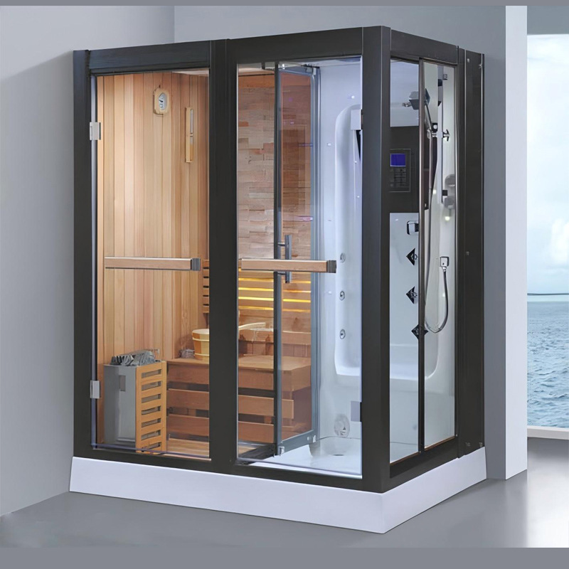 New Home Sweat Room Dry and Wet Steam Sauna Shower Room All-In-One Dual-Purpose Multi-Functional Dry Steam Room Wet Steam Room