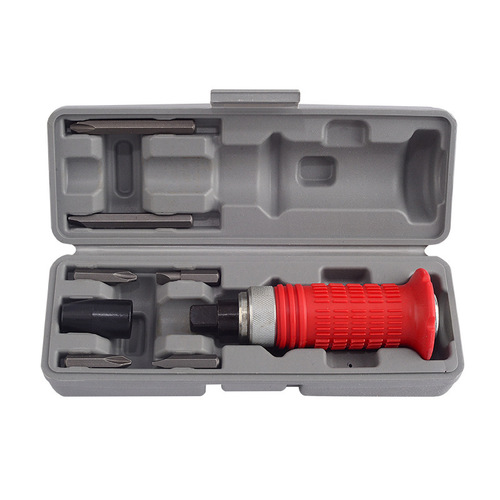 Plastic box 7-piece impact screwdriver set sleeve impact batch positive and negative impact screwdriver set percussion screwdriver
