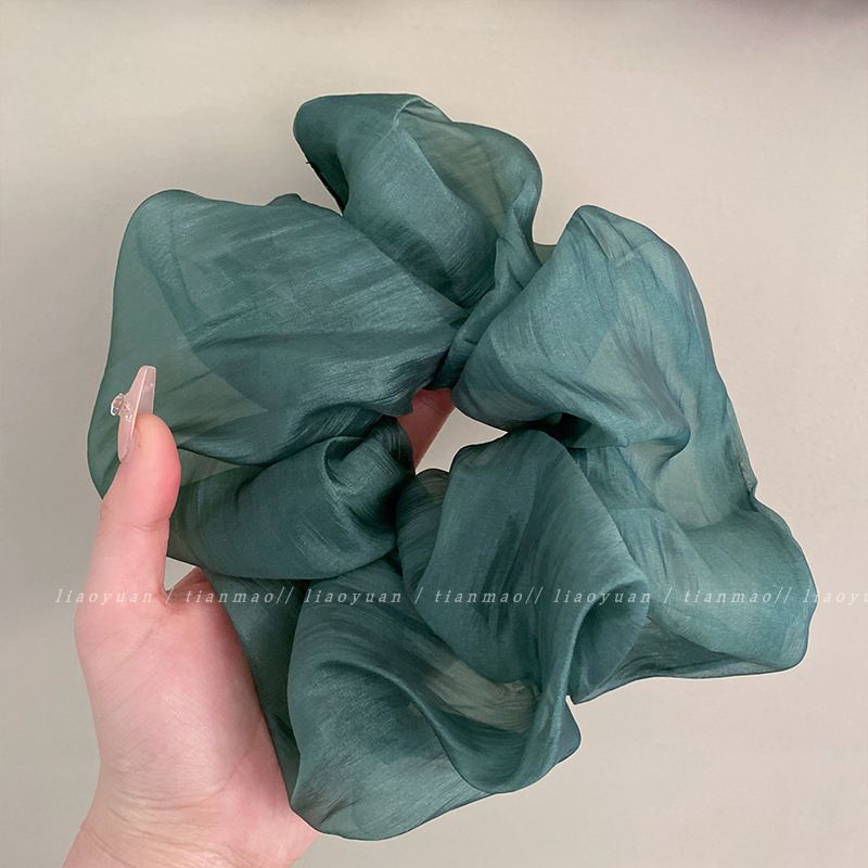 Nubes flotantes ~ Coraje grueso simple, lazo para el cabello, cuerda para la cabeza, sentido avanzado femenino, nueva cabeza de bola, goma, temperamento, cuerda para el cabello de cola de caballo