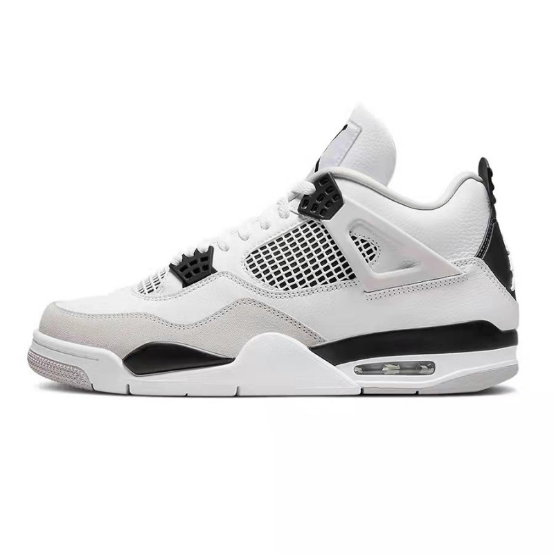 Fábrica de zapatos Putian aj4 lava caliente amarilla gran París gato blanco medianoche azul láser Joe 4 zapatos de baloncesto para hombres y mujeres
