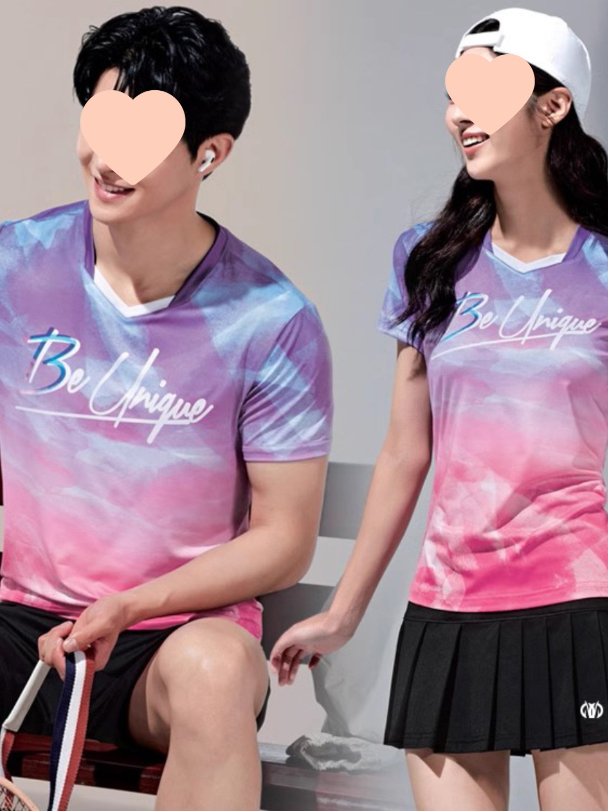 Table Tennis Badminton Suit Quick-drying Women's Skirt Short-sleeved Volleyball Tennis Badminton Suit Men's Summer Sportswear Customization