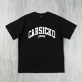 Black with Letter Print (Short Sleeve)