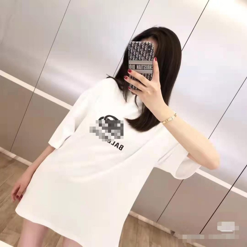 パリの新しいプリントレターファッション半袖男性と女性のためのルーズでスリムな小麦の穂Tシャツファミリーロゴ半袖|undefined