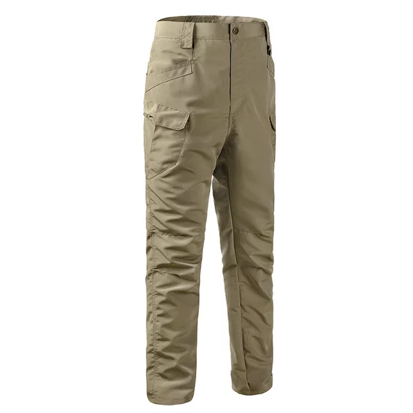 Ix7 Tactical Trousers Men's Plaid Abrasion Resistant Cargo Pants Outdoor Mountaineering Multi-Pocket Casual Pants