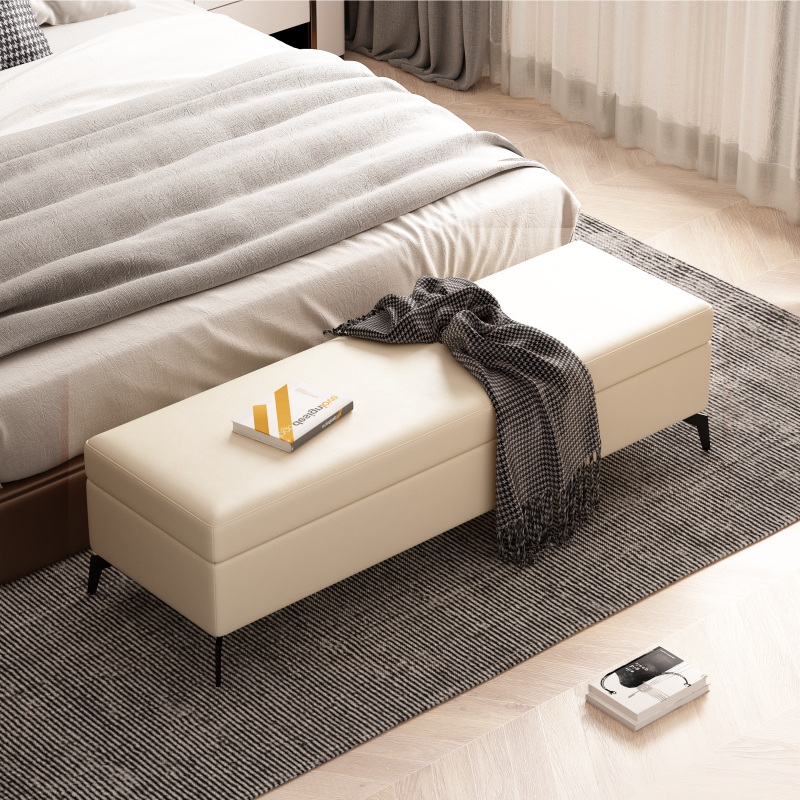 Bed stool changing shoe storage storage sofa foot pedal living room…