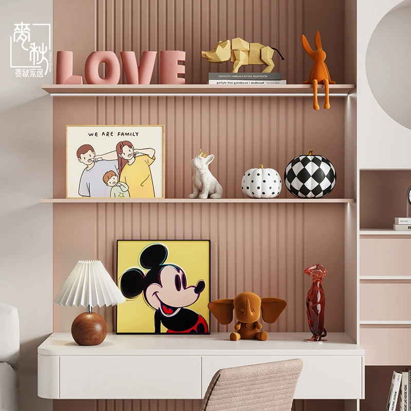 Craftsman Thirteen, современный повседневный высококачественный настенный шкаф, украшение для детской комнаты, комната для родителей и детей, мультяшное милое мягкое украшение