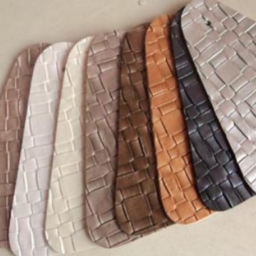 复古双色人字大编织大草席纹柔软皮料 编织压纹人造革