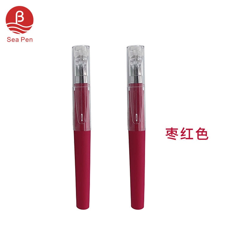 Pluma mar corto portátil mini bolsillo pluma de agua neutral pluma firma pluma papelería se puede utilizar como logotipo