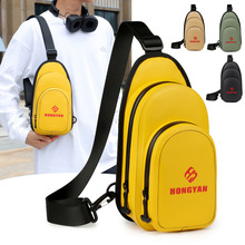 无线蓝牙新款跨境户外头戴式运动胸包男士斜挎包轻便背包骑行包