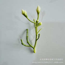 仿真花封顶叉子配件 10cm五叉花蕾封顶头果叉配件 人造花玉兰果叉