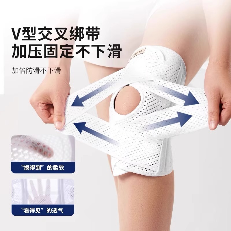 ソースメーカーの医療グレードの半月板膝パッド、通気性と軽量、男性と女性の膝パッド、スポーツ用膝関節スリーブ|undefined