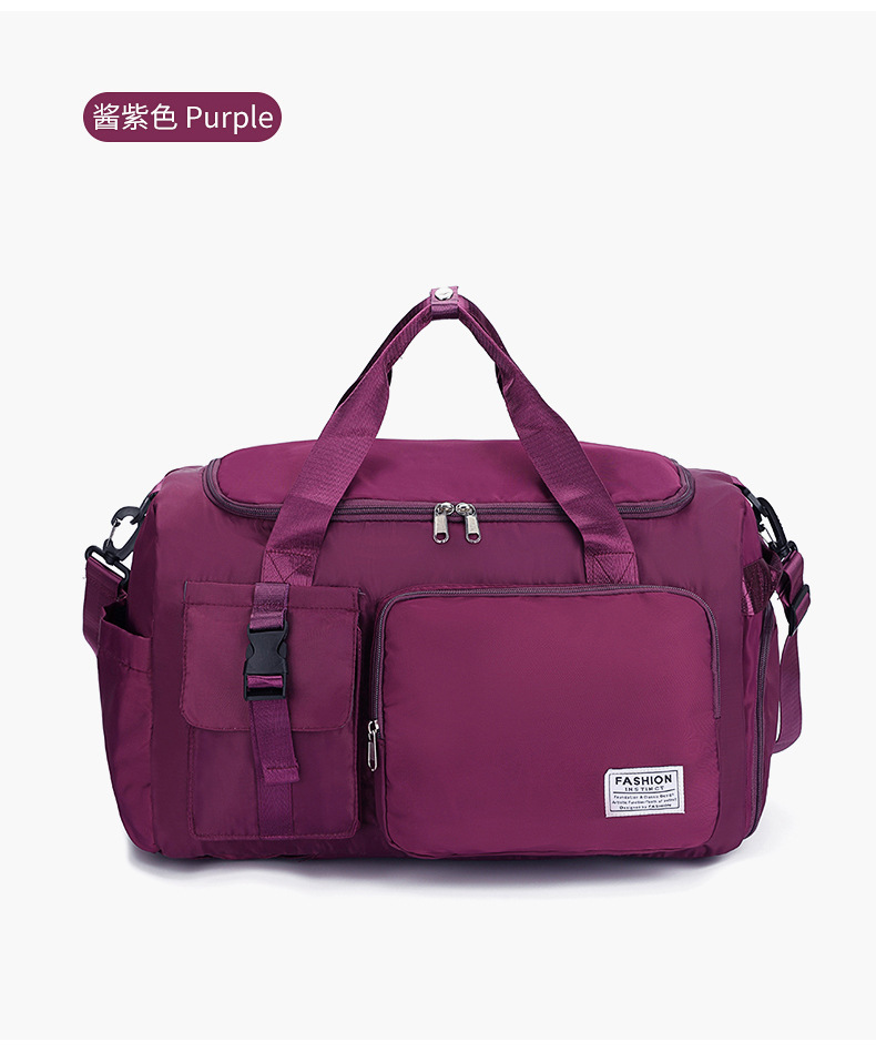 Bolsa de viaje de gran capacidad de entrenamiento deportivo femenino bolsa de fitness multifuncional mochila portátil de hombro bolsa de viaje corto