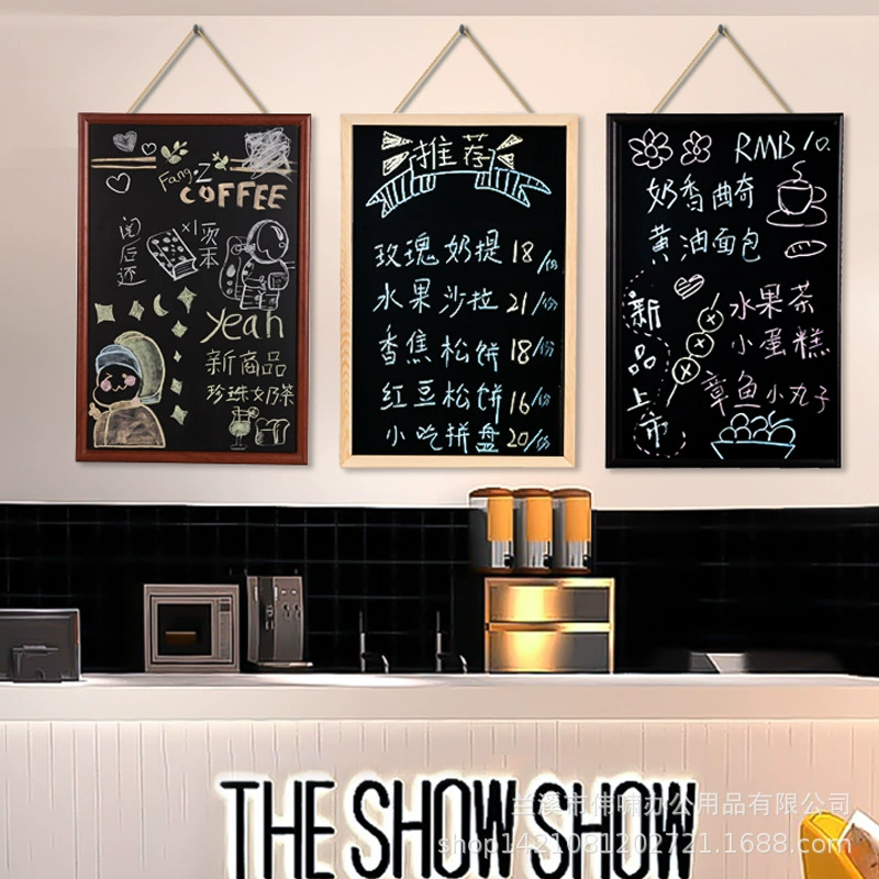 Висит Магнитная Маленькая Доска Магазин Бытовая Настенная Практика Меловые Персонажи Магазин Рекламная Доска Сообщений Рукописный Рекламный щит