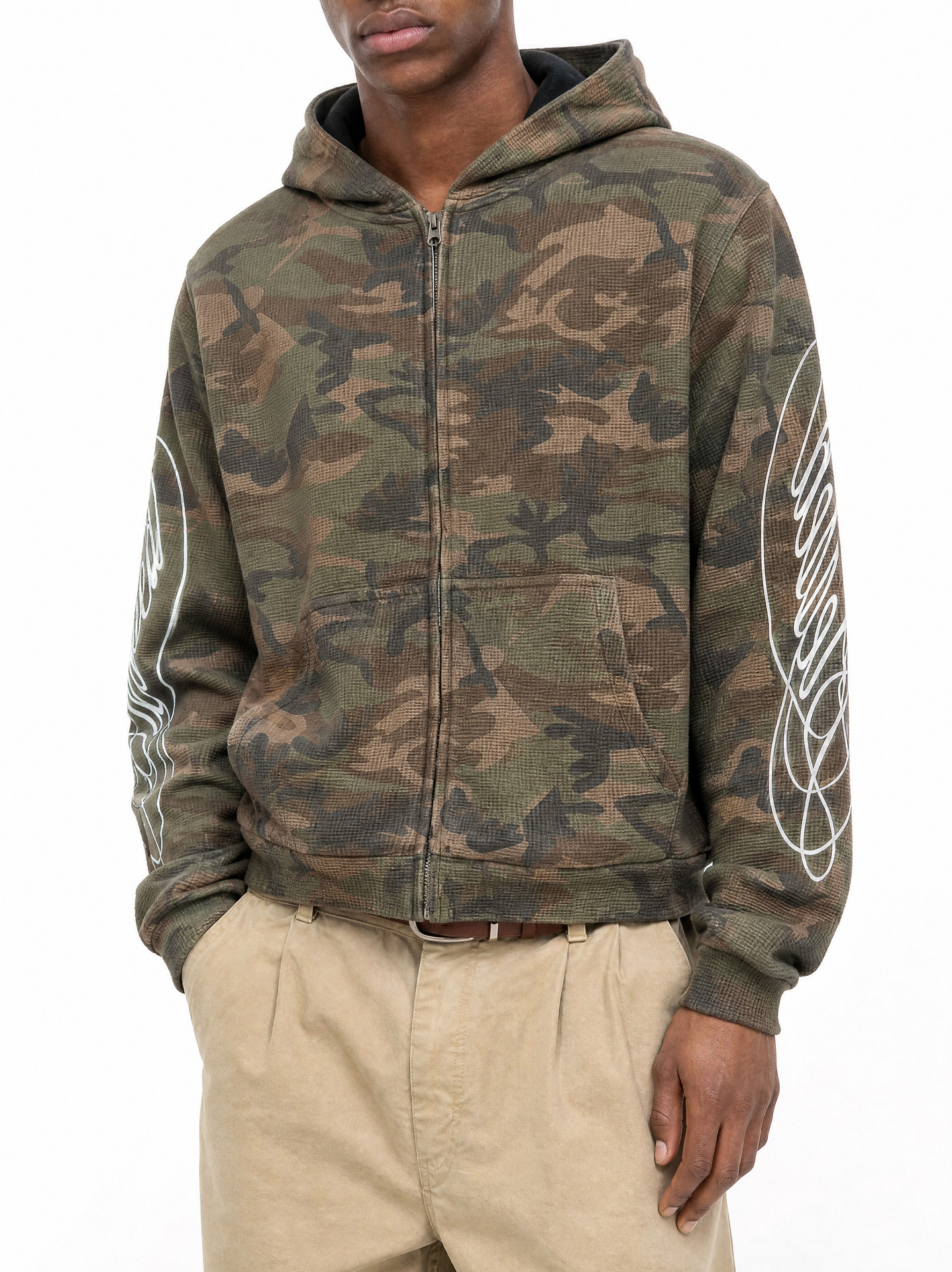 MADEEXTREME Camouflage Boxy Hoodie