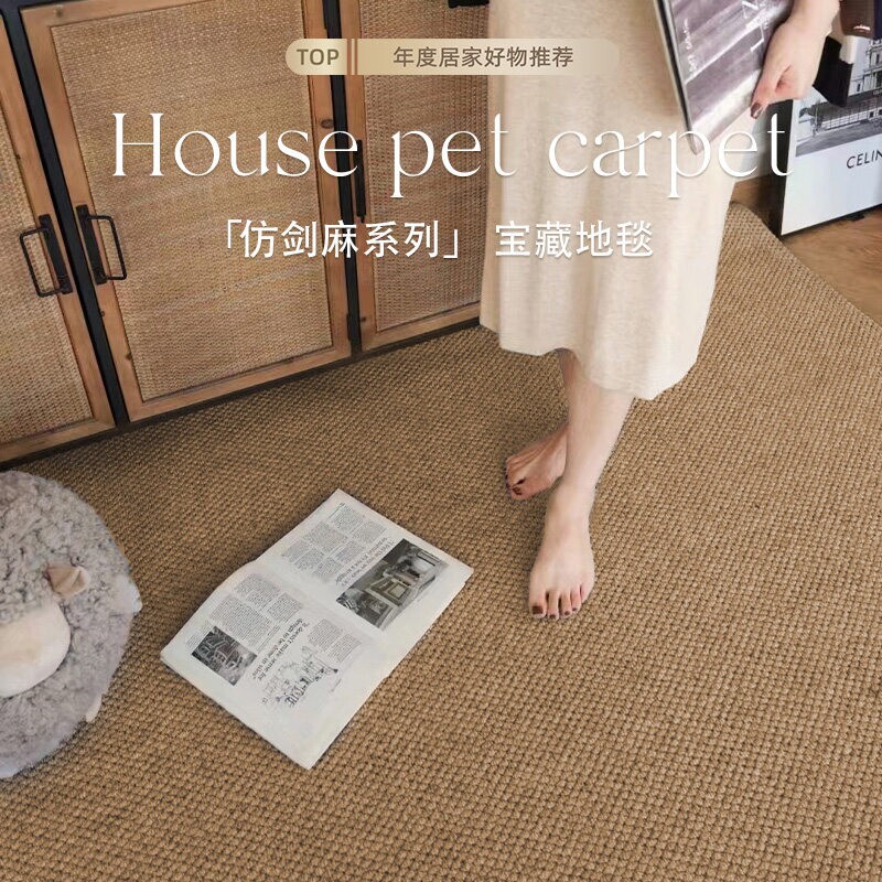 Special Background Cloth for Studio Photography, Waterproof and Stain-Resistant Carpet for Living Room, Imitation Sisal Commercial Studio Carpet