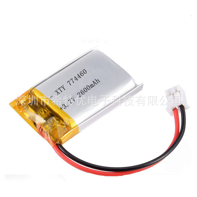 聚合物锂电池774460PL/2600毫安