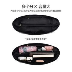 Lobao Shi Compatible MC Top-Handle Bag with Inner Liner, Black Tote Bag, DuPont Paper Insert Bag, Medium Pouch, and Water-Resistant Storage Case