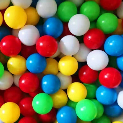 Ball Free Shipping Pattern Toy Ejection Hard Shell Plastic Small Ball Plastic No Ball Throwing Hollow Ball Closing Ball Smooth HDPE